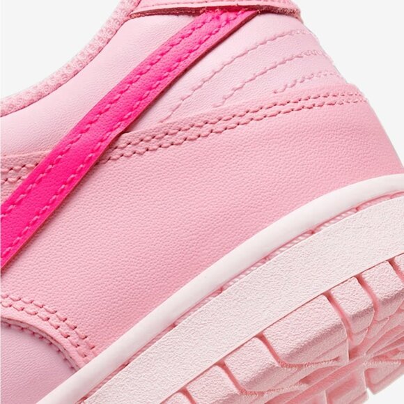 Nike dunk Low Gs Triple Pink Athletic Shoes - Picture 8 of 8